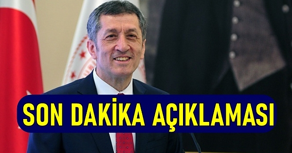 Ziya Selçuk ve MEB'den Açıklama: Öğretmenler Tarama Yapacak, Yazın Okullar Açık, MEB LGS Açıklaması